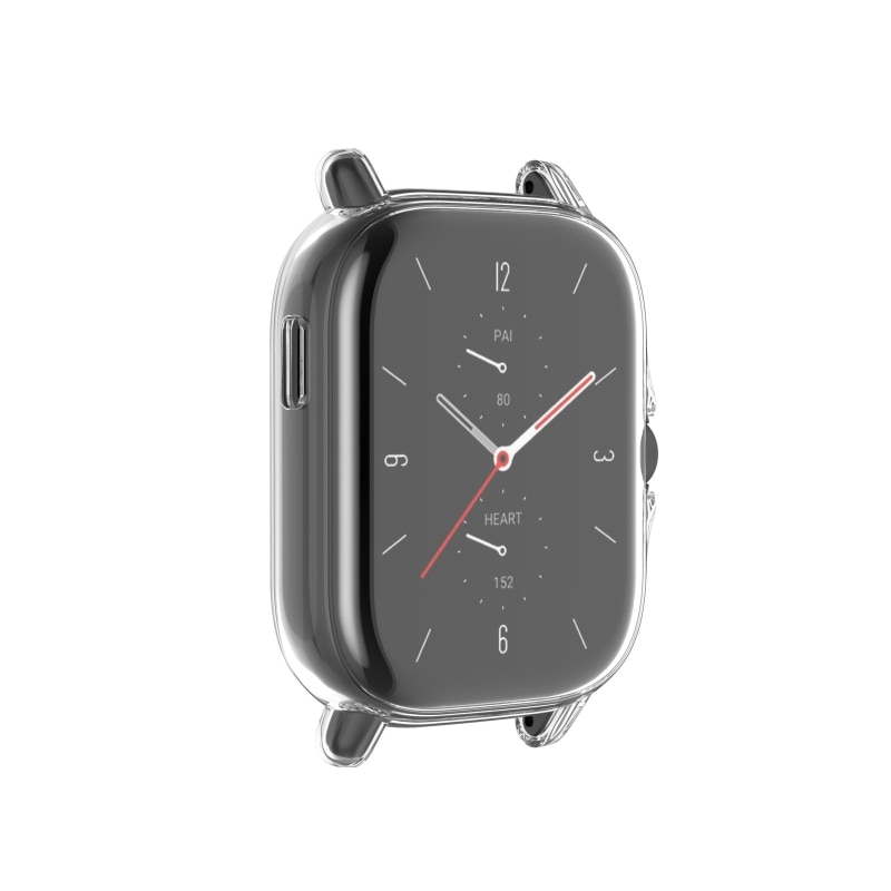 Full Coverage Protective Cover For -Amazfit GTS 2 Plating TPU Watch Case Shell 1XCE
