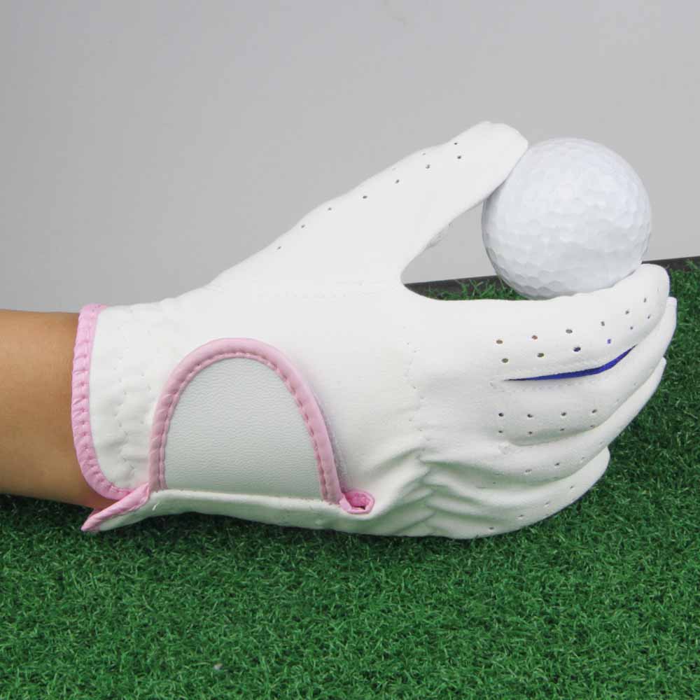 1 par golfhandskar för barn ungdomar junior pojkar flickor, mikrofiberduk handskar för vänster hand höger golfare