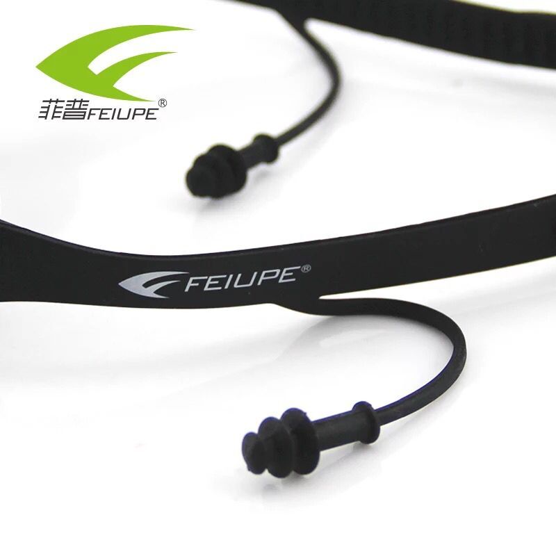 Zwembril, verstelbare siliconen zwembril met oordopjes, waterbestendig, anti-condens, uv-bescherming, dames, heren zwembril