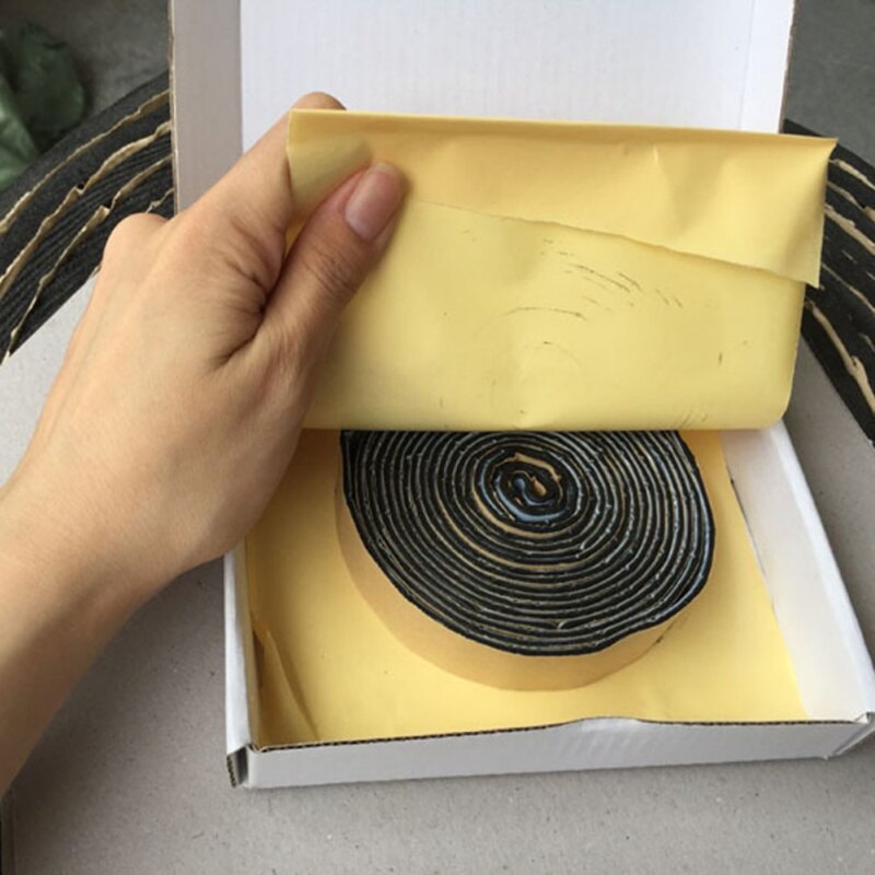 2*320Cm Zwart Butyl Rubber Lijm Koplamp Kit Retrofit Reseal Hid Koplampen Achterlicht Shield Lijm Tapes Voor Auto