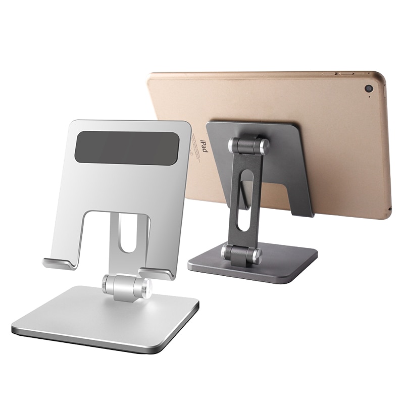Universal Foldable Tablet Holder For Ipad Adjustable Mobile Phone Holder Aluminum Alloy Tablet Holder For Iphone Xiaomi Huawei