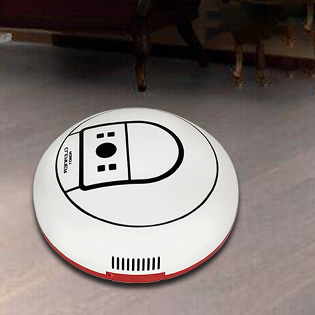 Let robotstøvsuger med stærk sugekraft og fjernbetjening superstøjsvag, ultratynd kropsafbryder