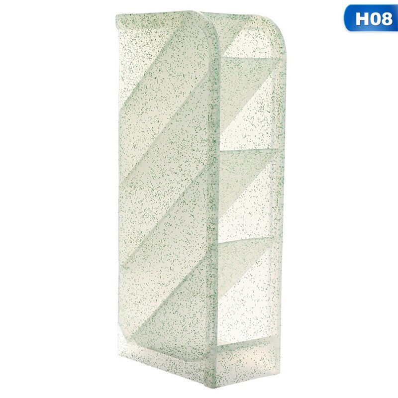 Multi-function Desk Organizer Obliquely Inserted 4 Grid Desktop Pencil Pen Holder Office School Storage Case Desk Accessories