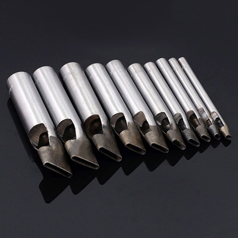 Outil à main bricolage cuir Rectangle | Poinçon, trou carré, ceinture, trou carré 4*12mm poinçon 4*8mm