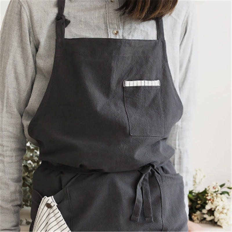 nordycki lniane damskie fartuchy kwiaciarnia kawiarnia odzież robocza sztuka fartuch pieczenie śliniaczek kuchnia panie gotowanie restauracja fartuchy