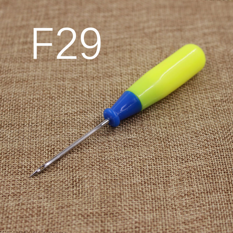 1Pcs Leather sewing tool Awl DIY Leather Tent Sewing Awl Pin Punch Hole Repair Tool Hand Stitcher Needlework: F29