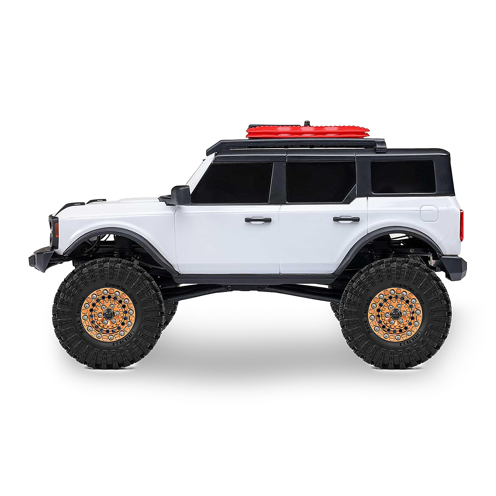 4 stuks 1,3 inch aluminiumlegering beadlock velgen, metalen wielnaaf voor 1/18 TRX4M 1/24 SCX24 FCX24 RC crawler auto upgrade onderdelen