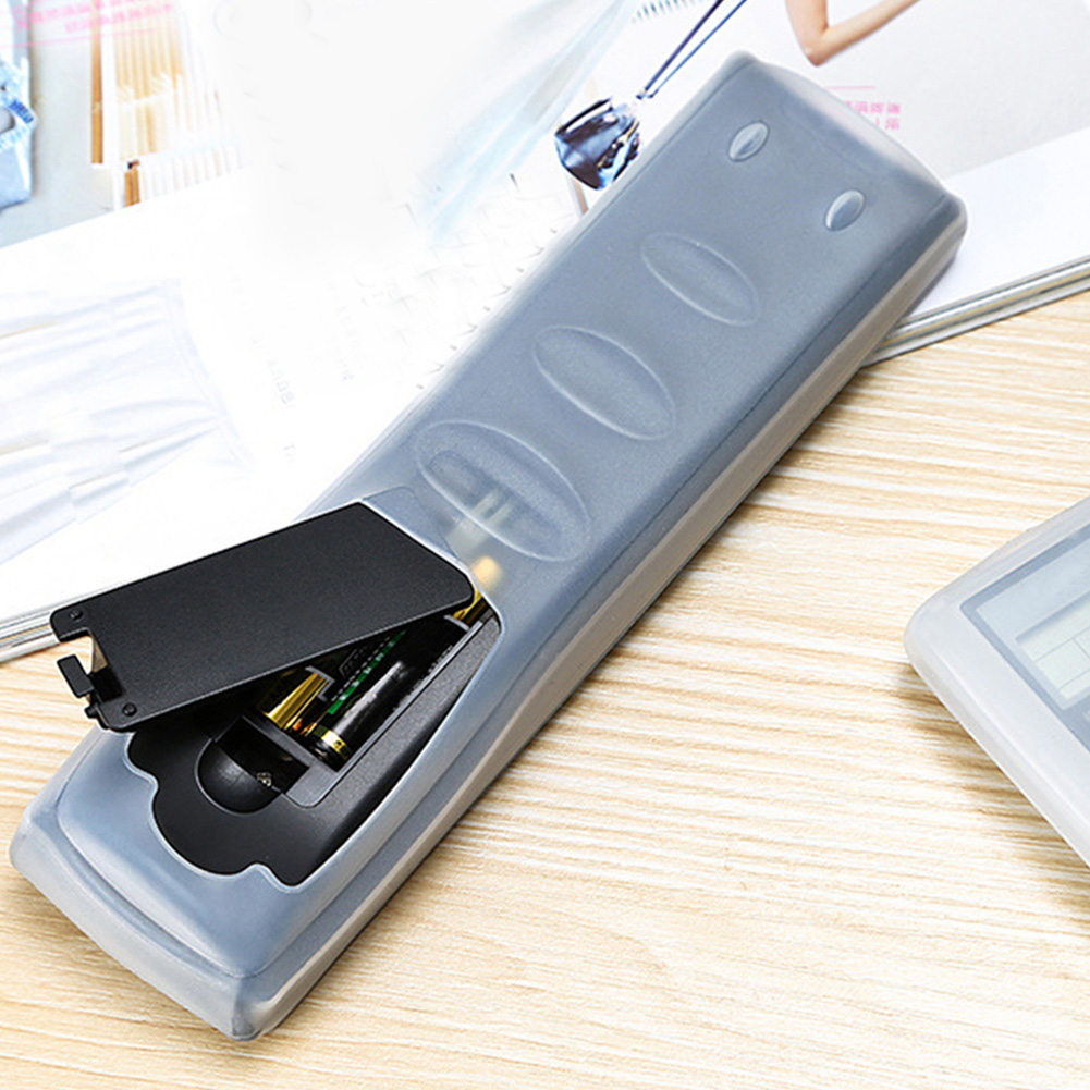 Funda transparente de silicona impermeable para Control remoto de TV, bolsa protectora de almacenamiento, organizador de aire acondicionado, a prueba de polvo