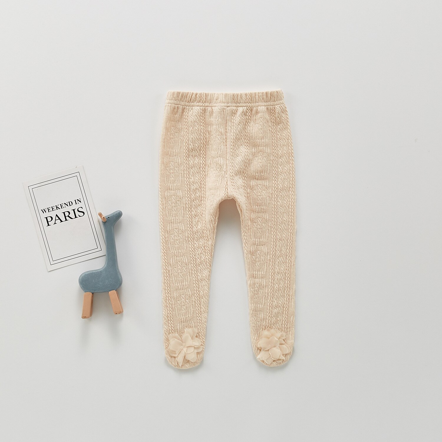 Herfst Katoen Baby Meisje Panty Effen Kleur Meisjes Panty Comfortabele Baby Broek Kids Kinderen Kous: apricot / 6M  66cm