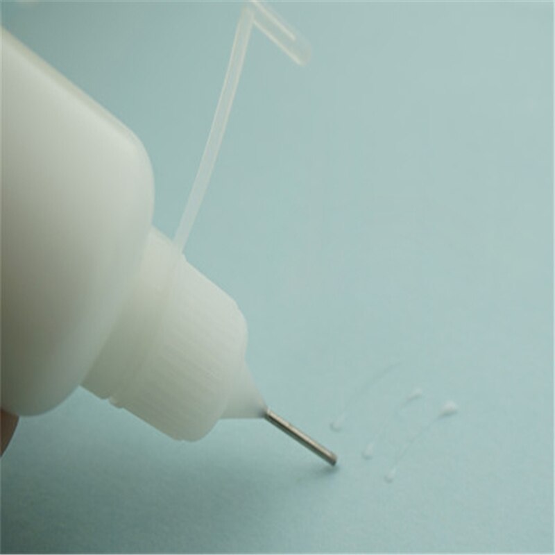 1PC 30ML Glue Applicator Plastic Reuse Needle Squeeze Bottle for Paper Quilling DIY Scrapbooking Paper Craft Tool