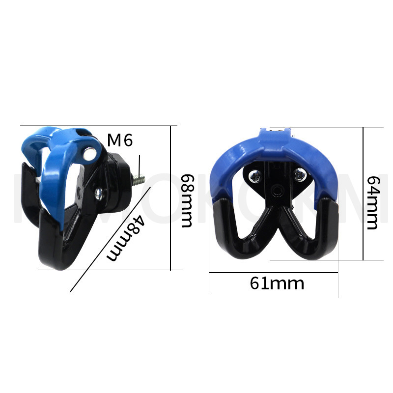 Aluminiumlegering Multifunctionele motorfietsaccessoires Motorhelment Hook Holder Handtas Hook Bagage Boodschappentas Hangers
