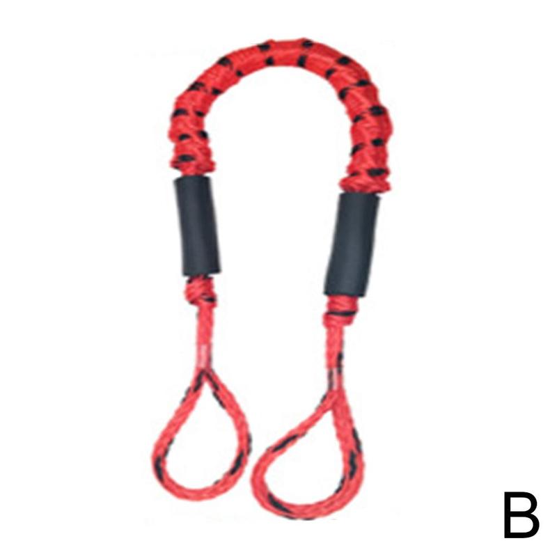 Mooring Rope 1.2m Length Elastic Wharf Rope Dinghy Boat Dock Bungee Line Rope Dock Extendable Mooring Line PP Marine Boat Y4I6: B