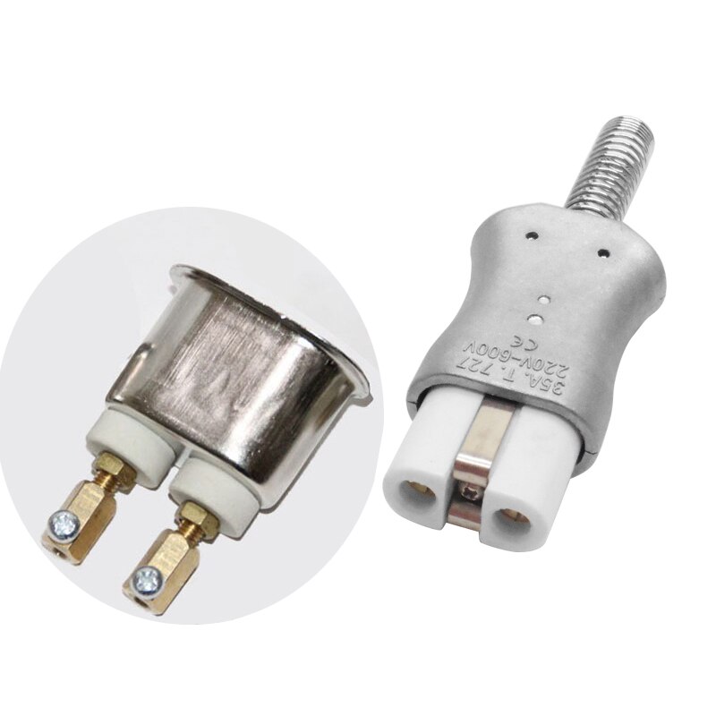 High Power Ceramic High Temperature Socket Plug 35A 380V Electric Stove Socket nd Heater Socket: D-Plug-J / Diameter 6MM