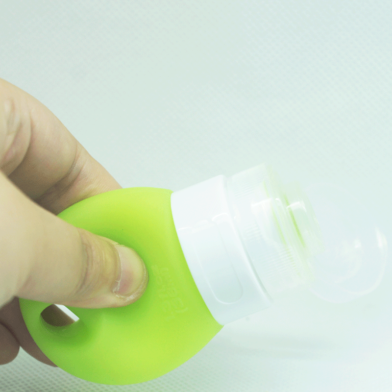Reisbenodigdheden lege siliconen reisverpakking persfles badbewaarbakjes shampoo crèmepot split opladen wassen gorgelen