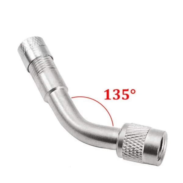 45 90 135 Grad Winkel gebogener Ventiladapter Reifenschlauch Ventilverlängerungsadapter für Motorrad LKW Auto Moto Fahrrad: Kamel