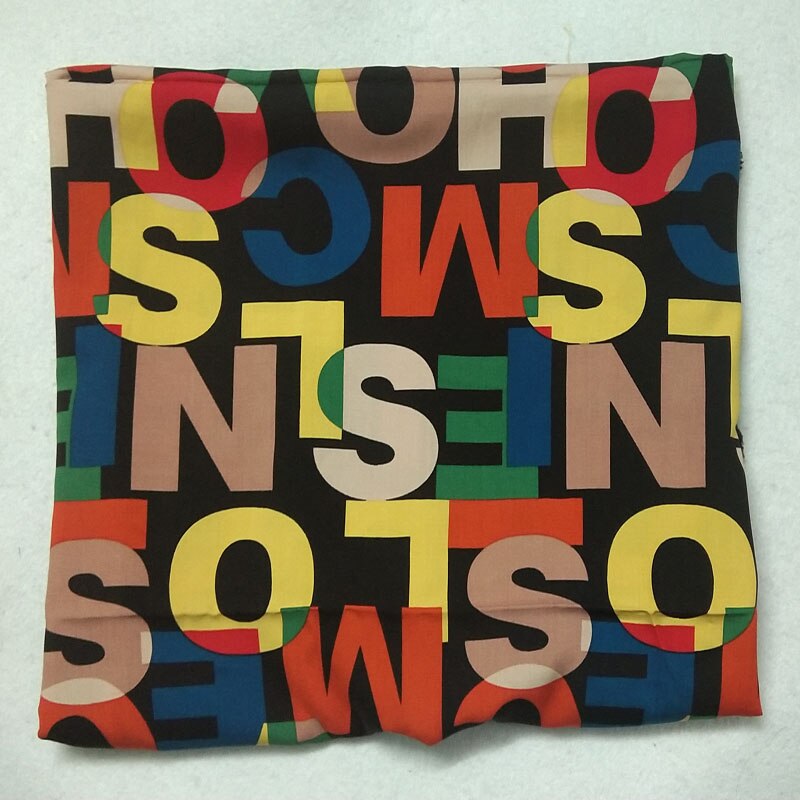 100%  rayon slät färgglad engelsk bokstavstyg 100 x 140cm bokstäver tyg lapptäcke gör-det-själv sy tygklänning heminredning