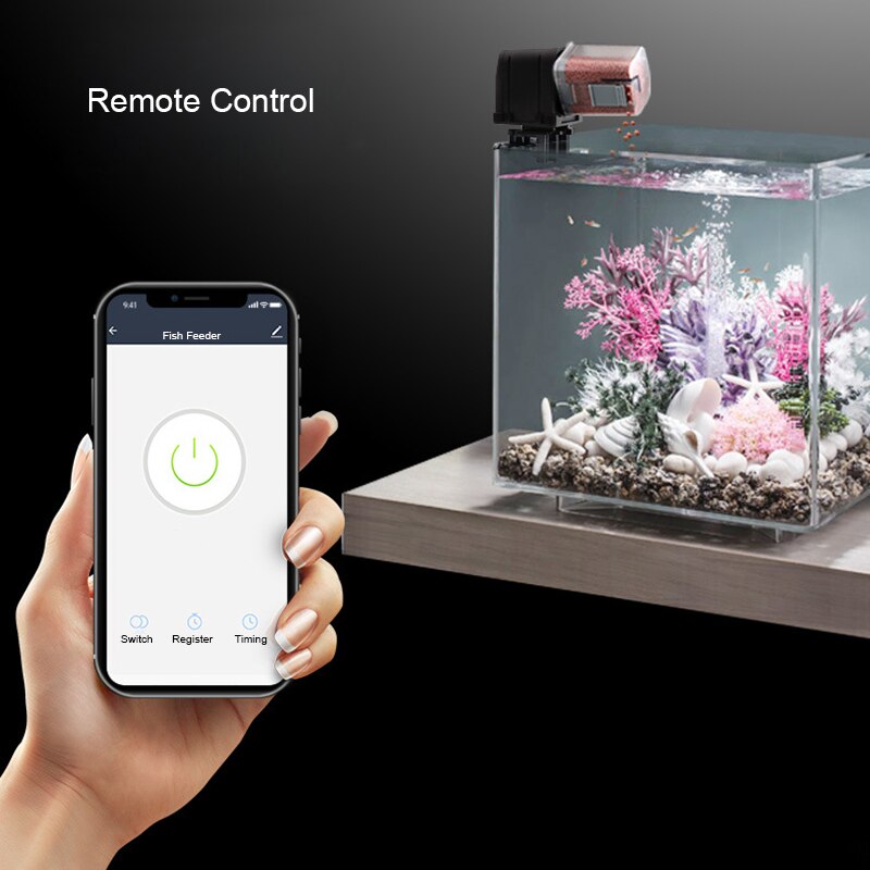 Gallery Detail: WiFi Auto Fish Timing Feeder With Voice Control Su