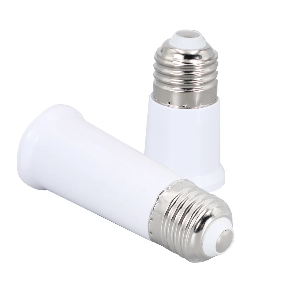 95mm e27 to e27 jatkopalan lampun ruuvikanta lampunpitimen sovitin muunnin  e27 lampunpidin led-lampulle