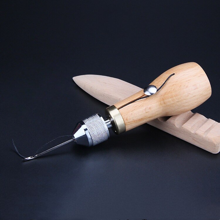DIY Leather craft sewing machine diy sewing kits Leather Craft Stitching Hand Sewing Tool Set for beginner Shoemaker Tools: A
