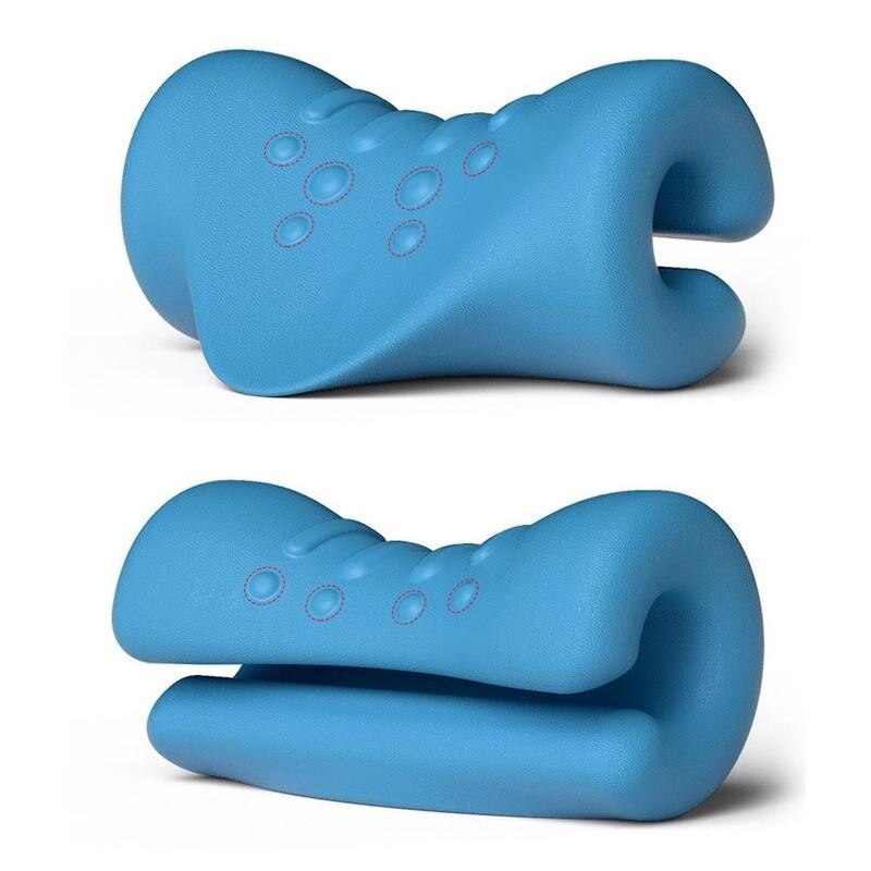 Correction Neck Pillow Gravity Stretch Cervical Spine Vertebra Massage Memory Foam Pillows Orthopedic Latex Pillow