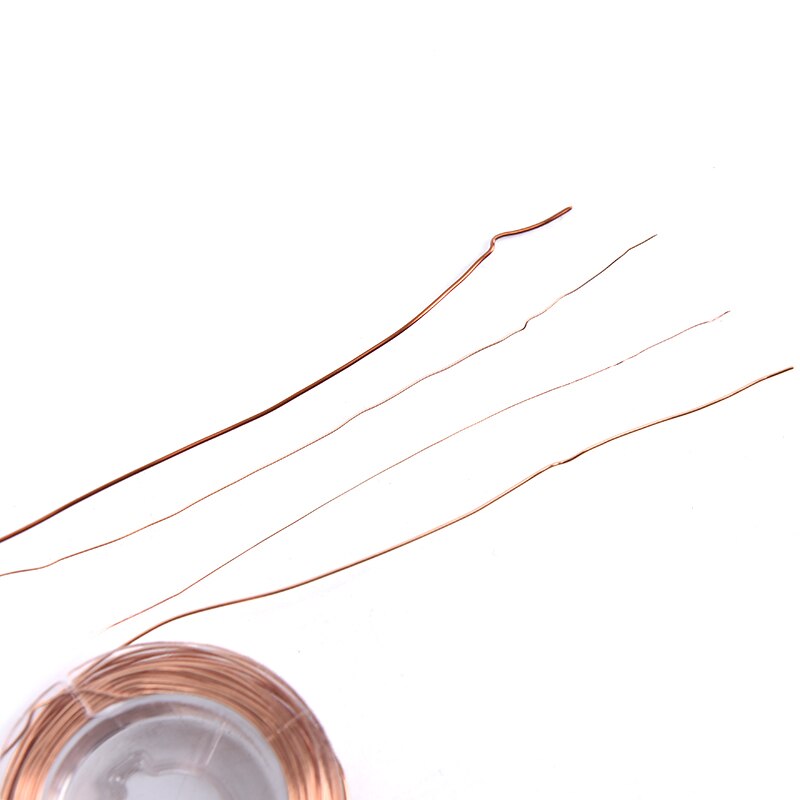 10 meter 0.2mm 0.3mm 0.5mm 0.6mm magnettråd emaljerad koppartråd magnetisk spollindning för tillverkning av elektromagnetmotormodell