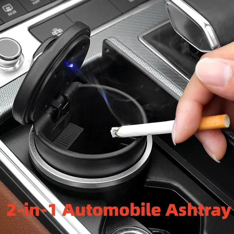Tragbare LED Rauch Auto Aschenbecher Ashbox Tasse Auto Anzeige Aschenbecher Auto Getränkehalter. Es ist schnell und einfach: Ursprünglich Titel