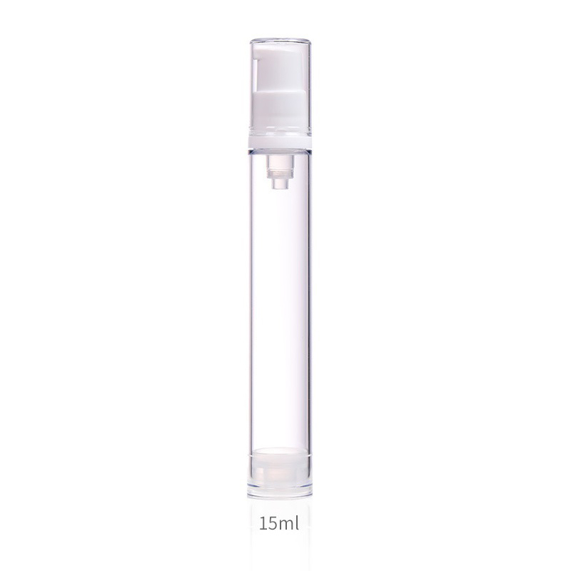 Podkład w płynie butelka podróżna 5ml 10ml 15ml Mini podkład kosmetyczny próbki narzędzia do przepakowywania Airless butelka z pompką przenośna: BŁĘKITNA