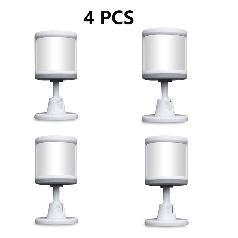 Tuya ZigBee PIR Sensor Battery Powered Smart Wireless WIFI PIR Motion Sensor Body Movement Detect Alarm System ZigBee PIR Sensor: 4 PCS