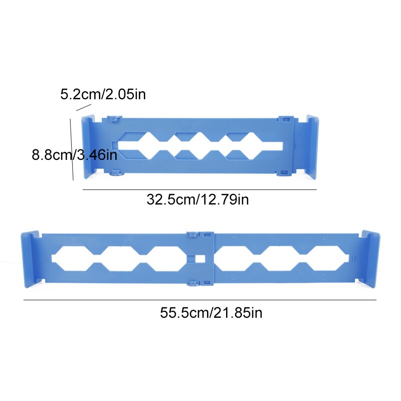 Retractable Adjustable Stretch Drawer Divider Organizer Storage Plastic Cabinet Drawer Separator Divider Grid for Household