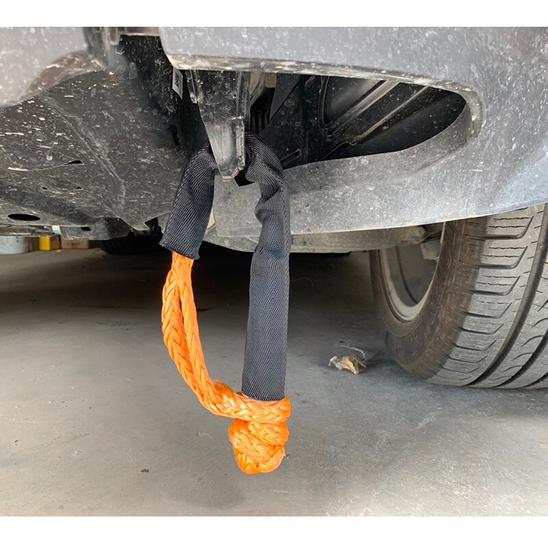 15mmSoft Fesseln, ATV Winde Schäkel für Auto Teile, Synthetische Winde Kabel, Kevlar Seil Schäkel