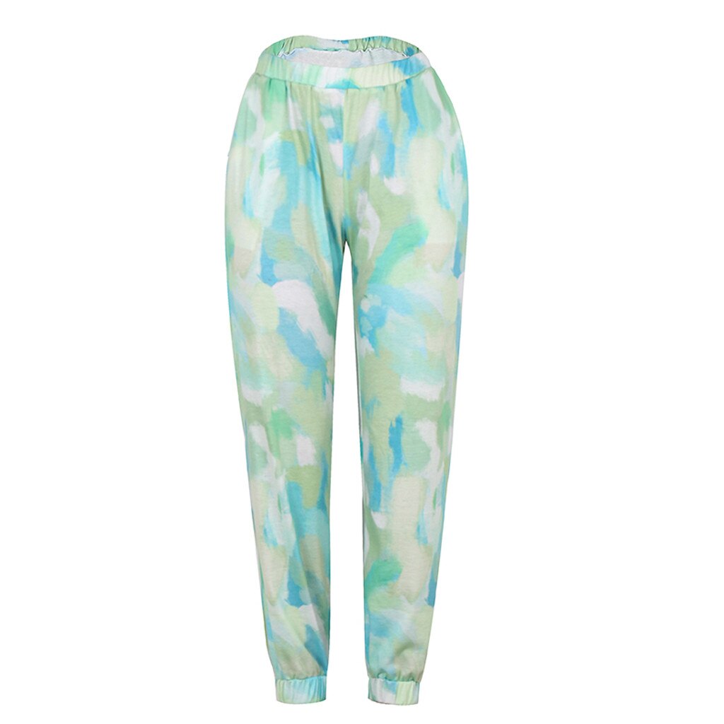 Popular Women Leisure Sports Running Sets Tie-dyed Printing Tracksuits Ladies Women's Sports Suits #3