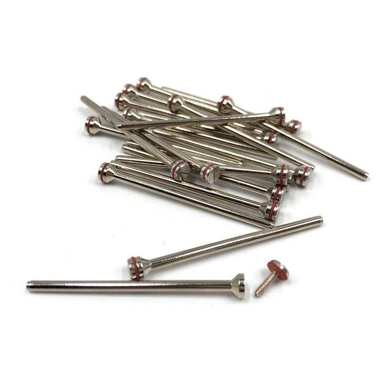 Mandrins de polissage pour laboratoire dentaire, 20 pièces, 2.35mm, 3/32 ", outil rotatif, accessoire de dentiste, pièces