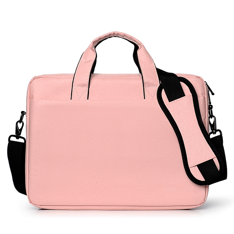 Water-Resistant 15.6-inch Laptop Bag Business Briefcase Handbag for Men And Women Office Travel Computer Carrier: black