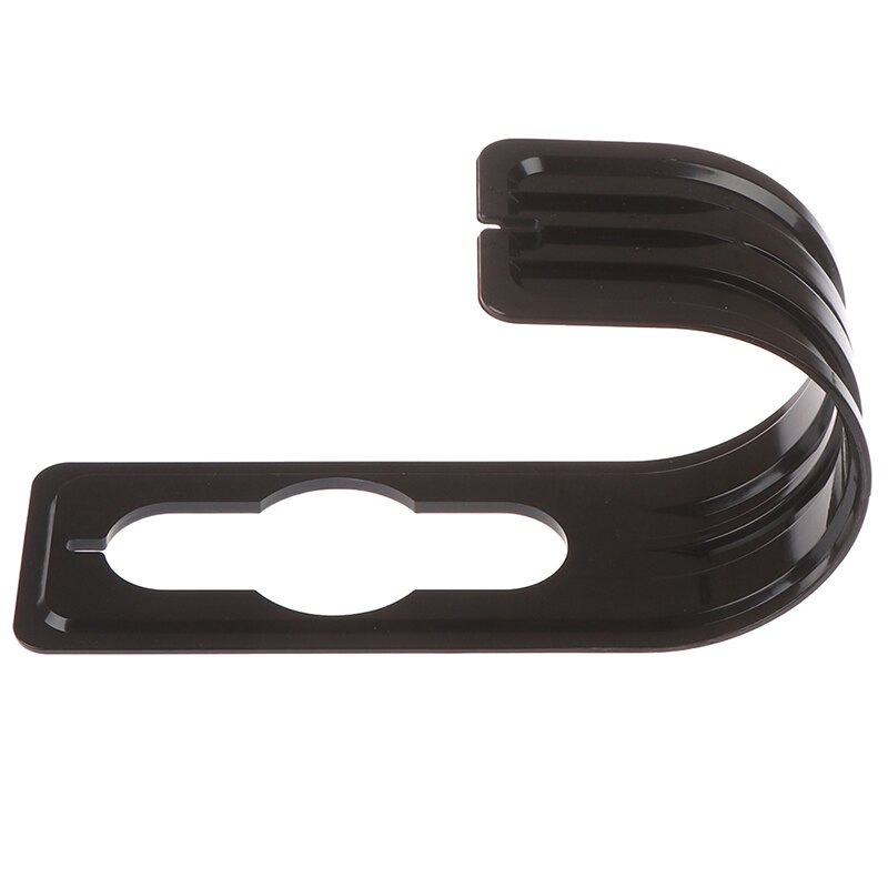 1 Uds. Soporte de manguera para jardín, boquilla de riego, soporte de almacenamiento de boquilla de ducha, soporte de montaje en pared, gancho de manguera extensible colgante: Black