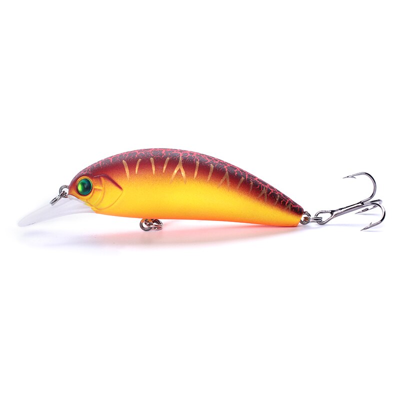 Banshee 65mm 9.3g GO-CM003 Trout Perch Fishing Lure Floating Wobbler Artificial Bait Shallow Diving Crank Minnow Crankbaits sea