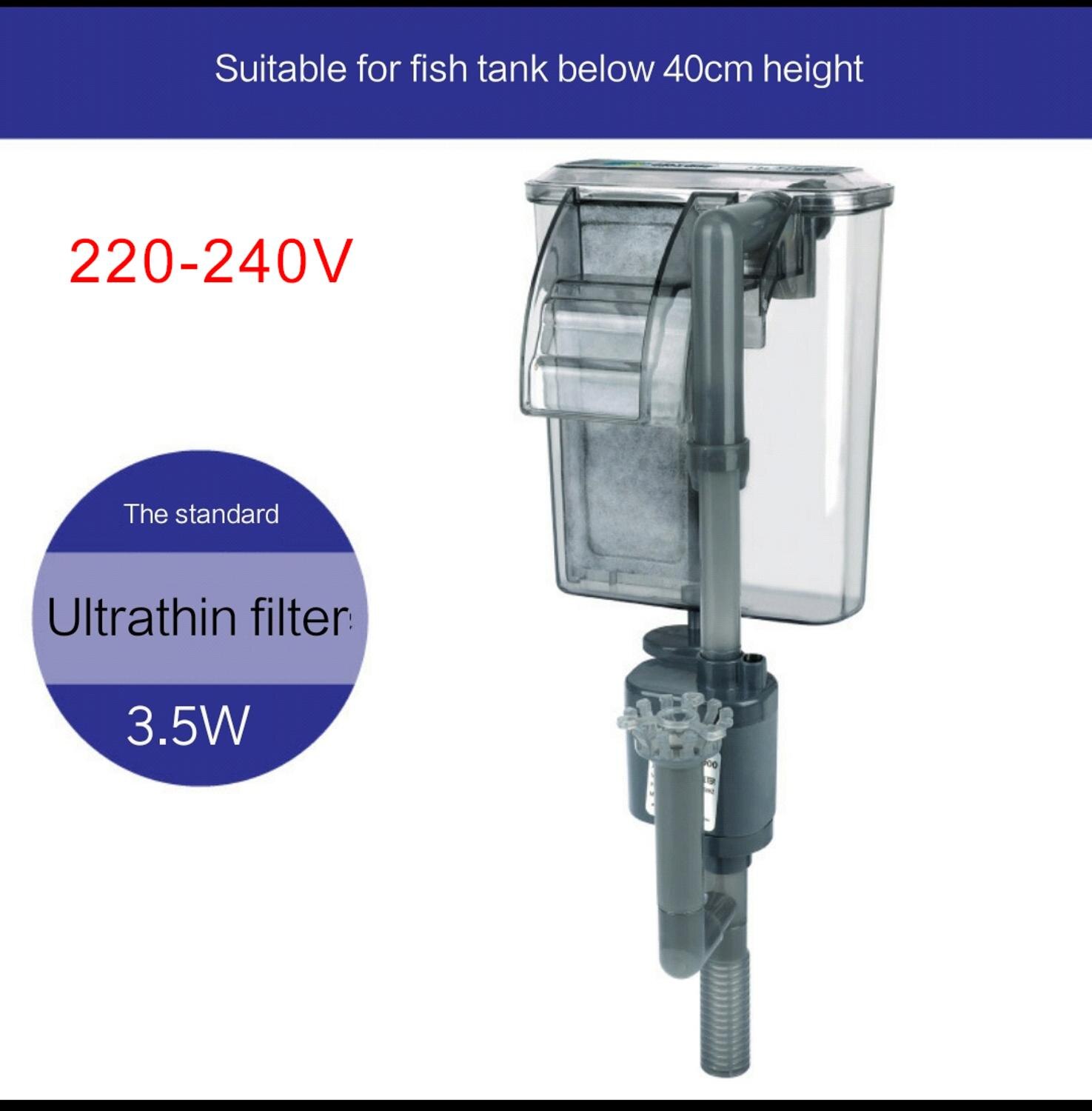 Aquarium Filter Wasserfall Filter Wasser pumpe Externe sauerstoff pumpe filtr ryby Kaskade Filter: HF-300
