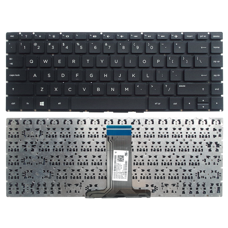 Os laptop tastatur til hp pavilion  x360 14-ba 14t-ba 14m-ba 14-bs 14-bs000 bs100 tpn -w125 q186 q189 c121 baggrundsbelyst