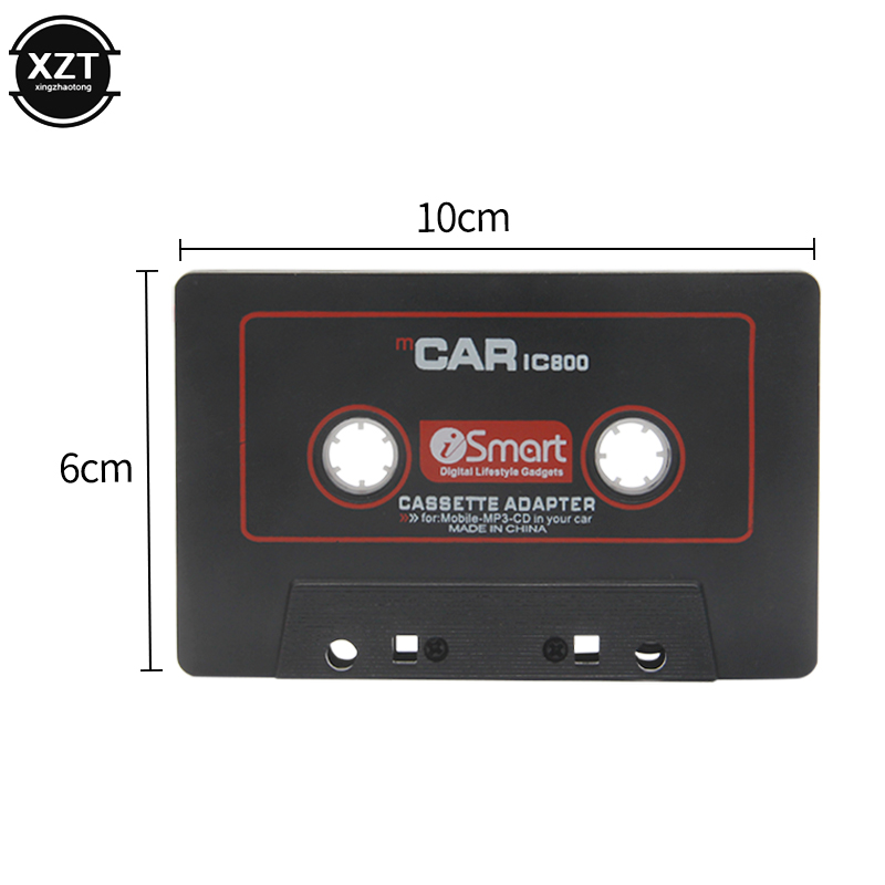 Adaptateur Cassette Audio pour Voiture, Jack 3.5mm, Convertisseur pour urgent, iPhone, MP3, Câble AUX, Lecteur CD, Nouveauté