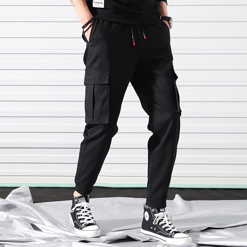 Singleroad joggers mænd cargo bukser harem hip hop multi-pocket bukser mænd streetwear sweatpants casual bukser mand
