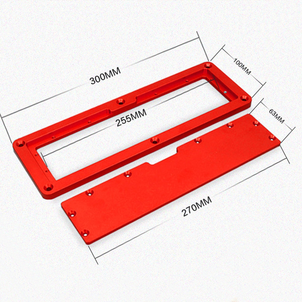 Electric Circular Table Saw Flip Cover Plate Aluminum Alloy Adjustable 45-90 Degrees Table Special Embedded Cover Plate