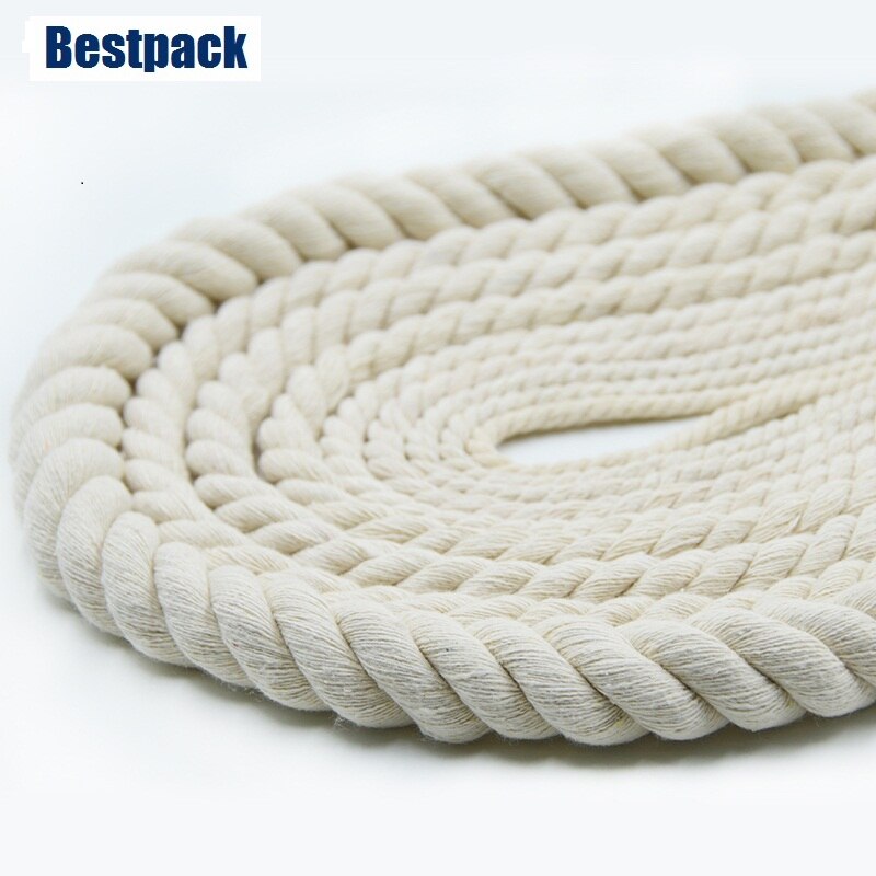 4mm to 20mm 100% Cotton Rope Decorative Drawstring Cord For DIY Craft home DIY