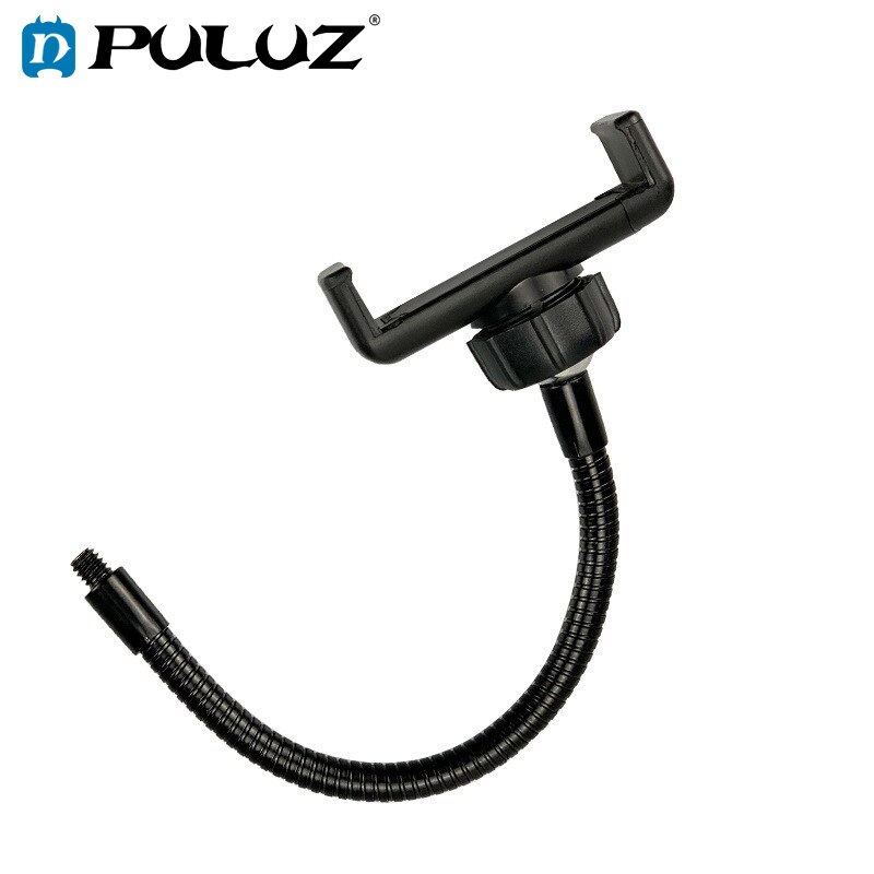 PULUZ Flexible Clip Mount Holder with Clamping Base For iPhone, Galaxy, Huawei, Xiaomi, LG, HTC ,SmartPhone Clip For ring light