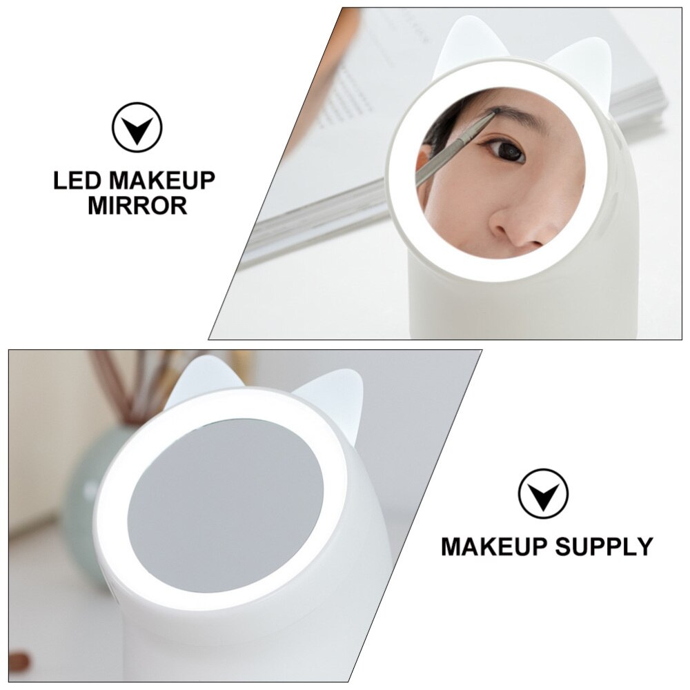 1 Set of Makeup Mirror Girl Makeup Mirror Multifunctional Mirror Makeup Supply LED Mirror for Bedroom Home