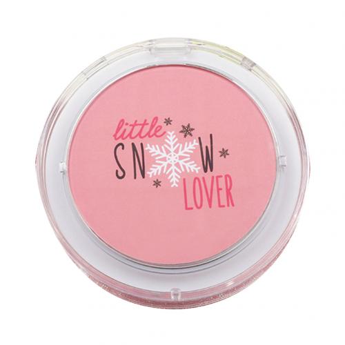 Mini espejo de maquillaje LED plegable a mano pequeño portátil Micro USB conectar Cable cargable espejo cosmético luz LED portátil: Snowflake