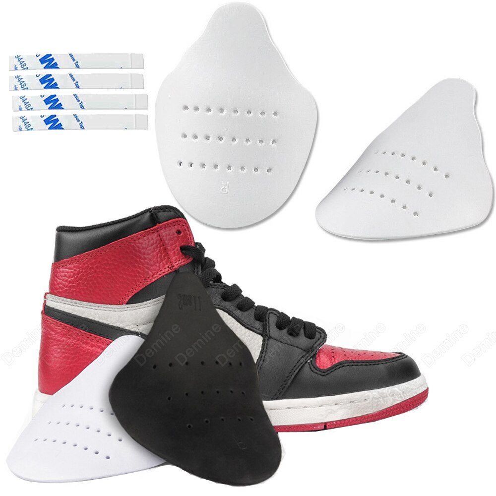 Demine Anti pli boucliers baskets protecteur pour chaussures Anti-rides embout Support chaussure civière expanseur chaussures de sport bouclier
