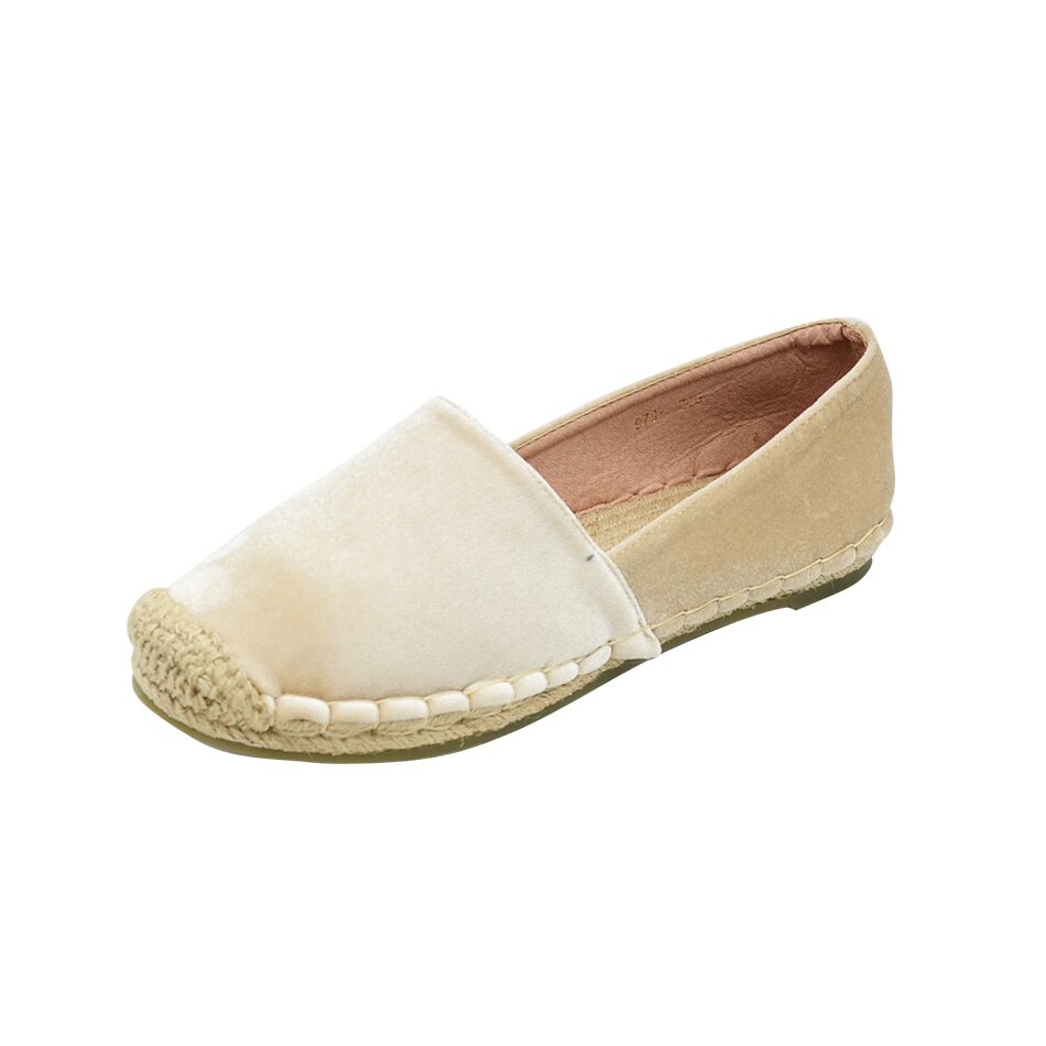 Stijl Lente Zomer Winter Handgemaakte Vrouwen Fluwelen Schoenen Party En Wedding Vrouwen Loafers Rubberen Zool Vrouwen Flats