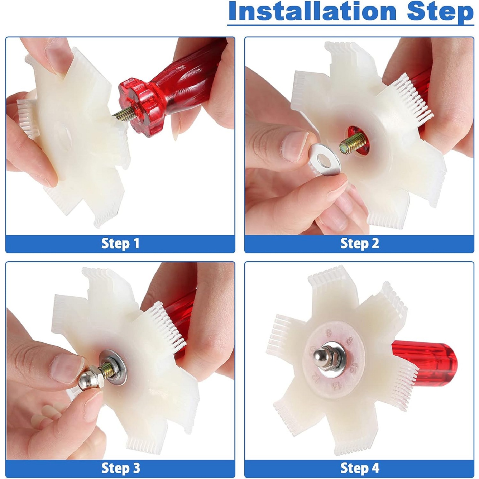 A/C Refrigeration Fin Straightener Air Conditioning Fin Comb Radiator Condenser Cleaner Repair Tool Car Cleaning Brush Accessory