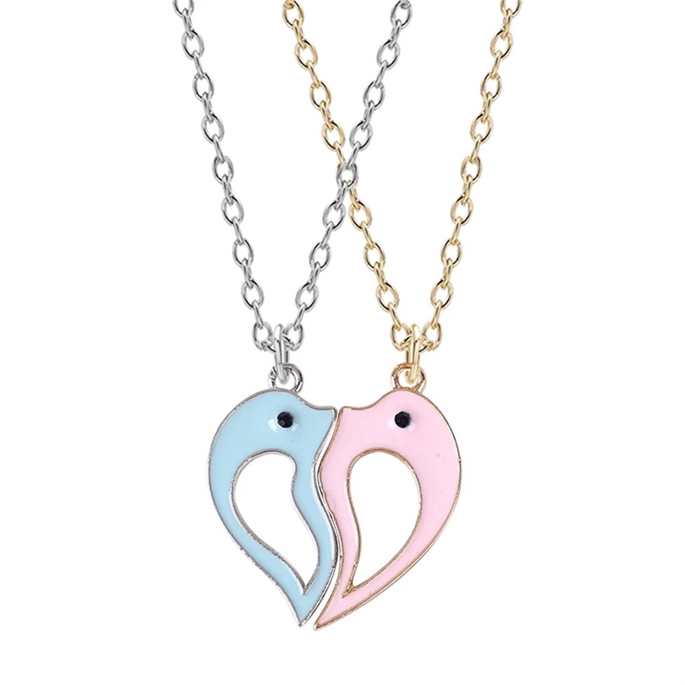 Beste Freund 4 Stück Halskette Frauen Schmuck BFF Freundschaft Anhänger Choker Schmuck Für Frauen Freies: 5
