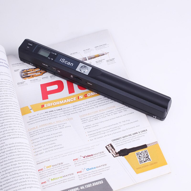 Portable Handheld Mobile Portable Document Image A4 Hand Scanner 900DPI USB2.0 Scaner Support JPG/PDF Format #R30