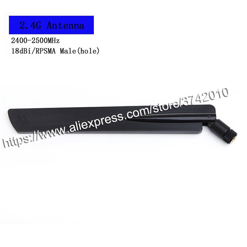 18 dbi omni retningsbestemt 2.4g wifi-antenne trådløst nettverksantenne 22cm lengde rp sma hann